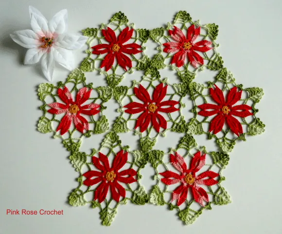 Carpeta al crochet de colores combinados - con diagrama | Crochet ...