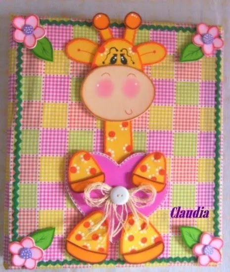 Imagen de carpetas decoradas con foami para bebés - Imagui