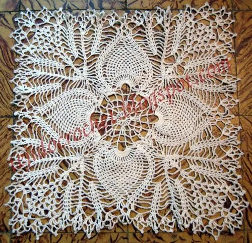 Carpetas rectangulares tejidas a crochet - Imagui