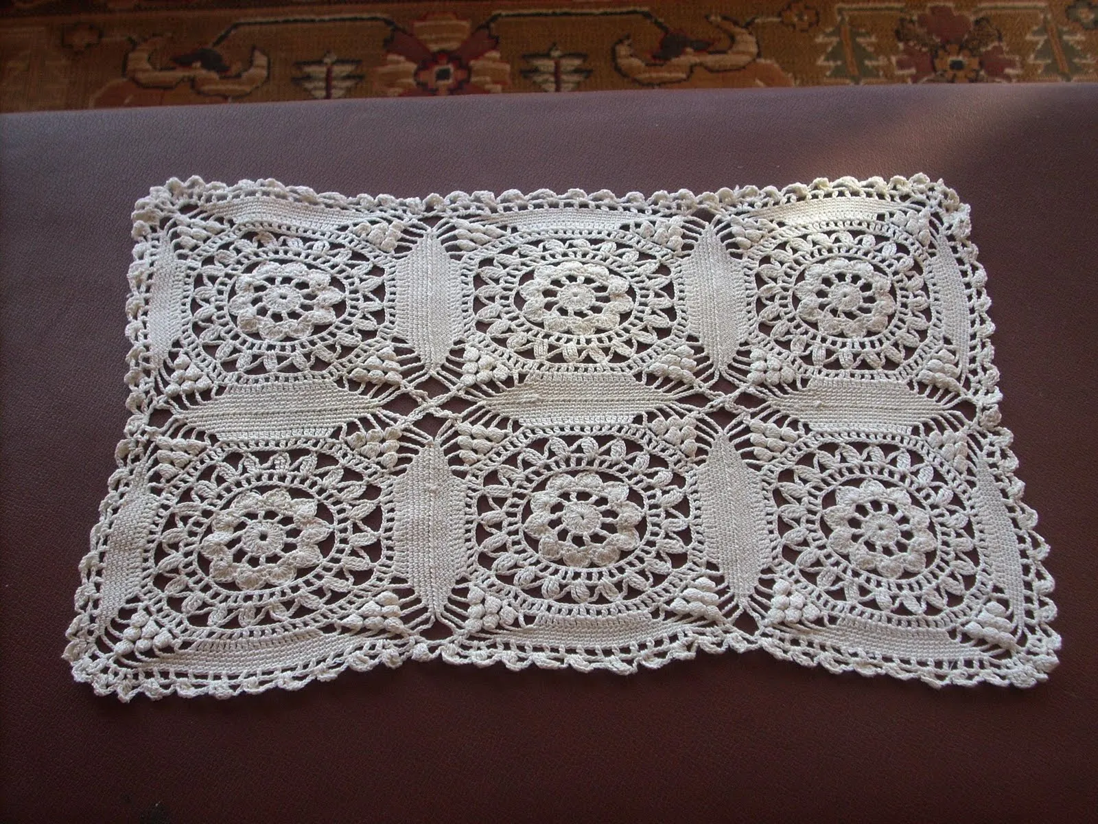 Como hacer carpetas en crochet cuadradas - Imagui
