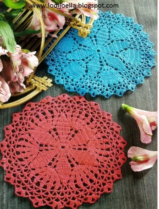 Carpetas tejidas a crochet :