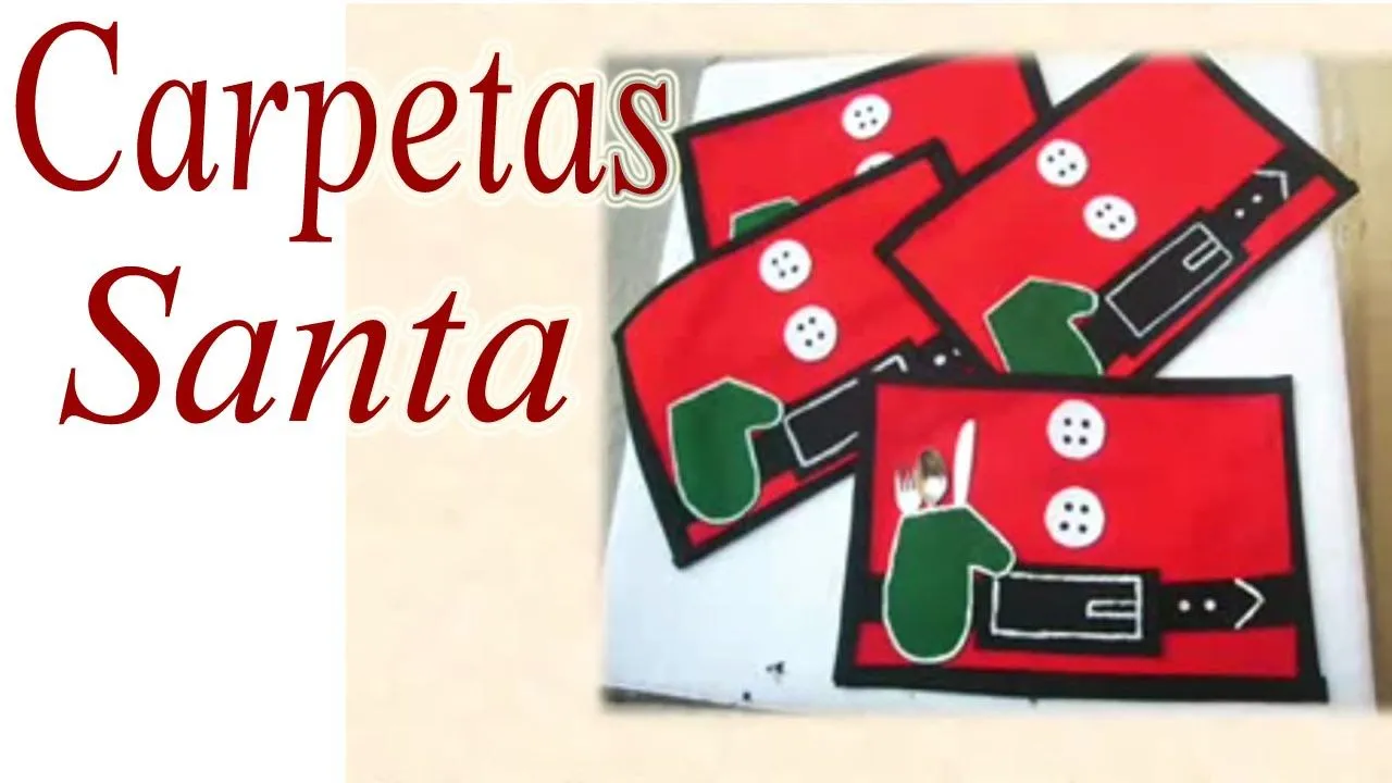 Carpetas Navideñas // Manualidades navideñas // Christmas crafts - YouTube