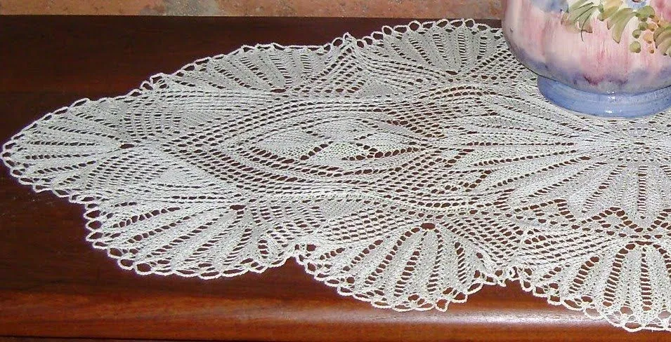 Patrones de manteles ovalados a crochet - Imagui
