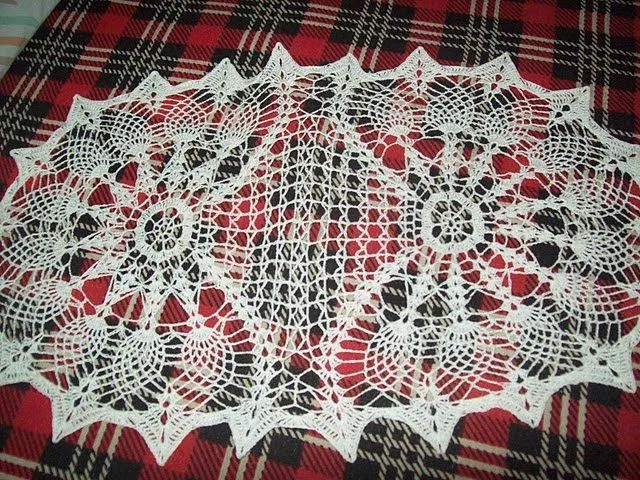 Patrones de carpetas tejidos a crochet - Imagui
