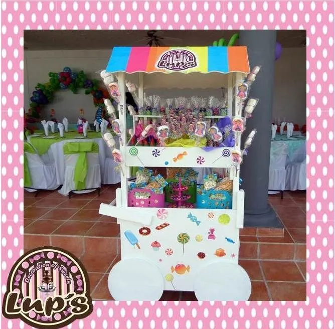 carrito de dulces | candy bar | Pinterest