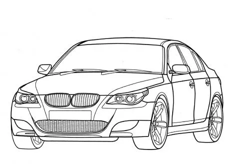 Dibujos de coches bmw para colorear - Imagui
