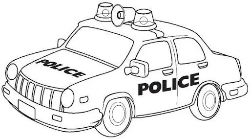 Dibujo de la estacion de policia para colorear - Imagui