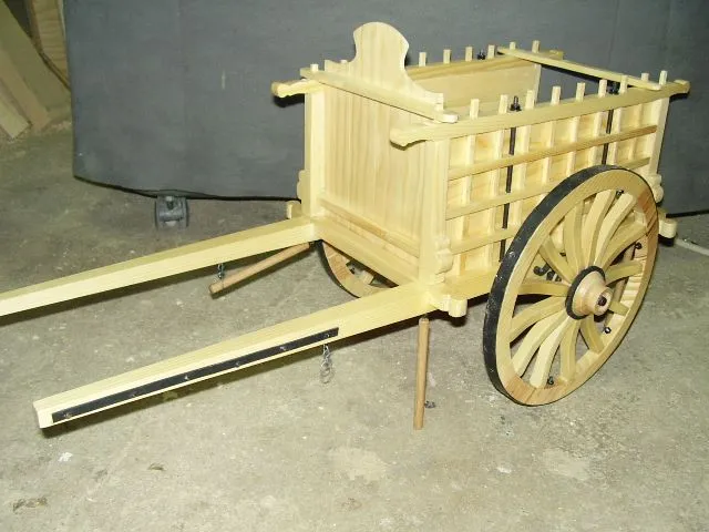 Carro de varas de madera | carritos de madera | carros en ...
