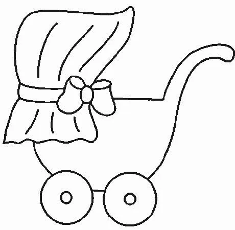 Dibujo de carrito de bebé - Imagui