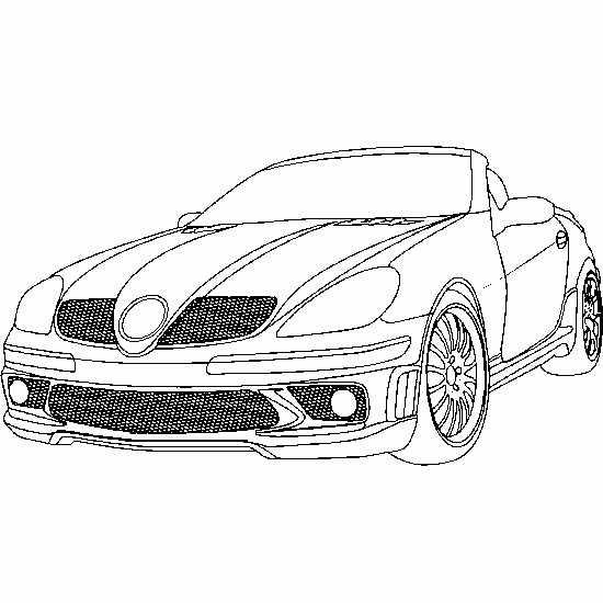 Dibujos de autos modificados sin pintar - Imagui
