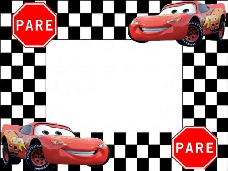 Cars Disney Tarjetas de Invitación Cards Tamaño XL Cars Disney Tarjetas de Invitación Cards Tamaño XL