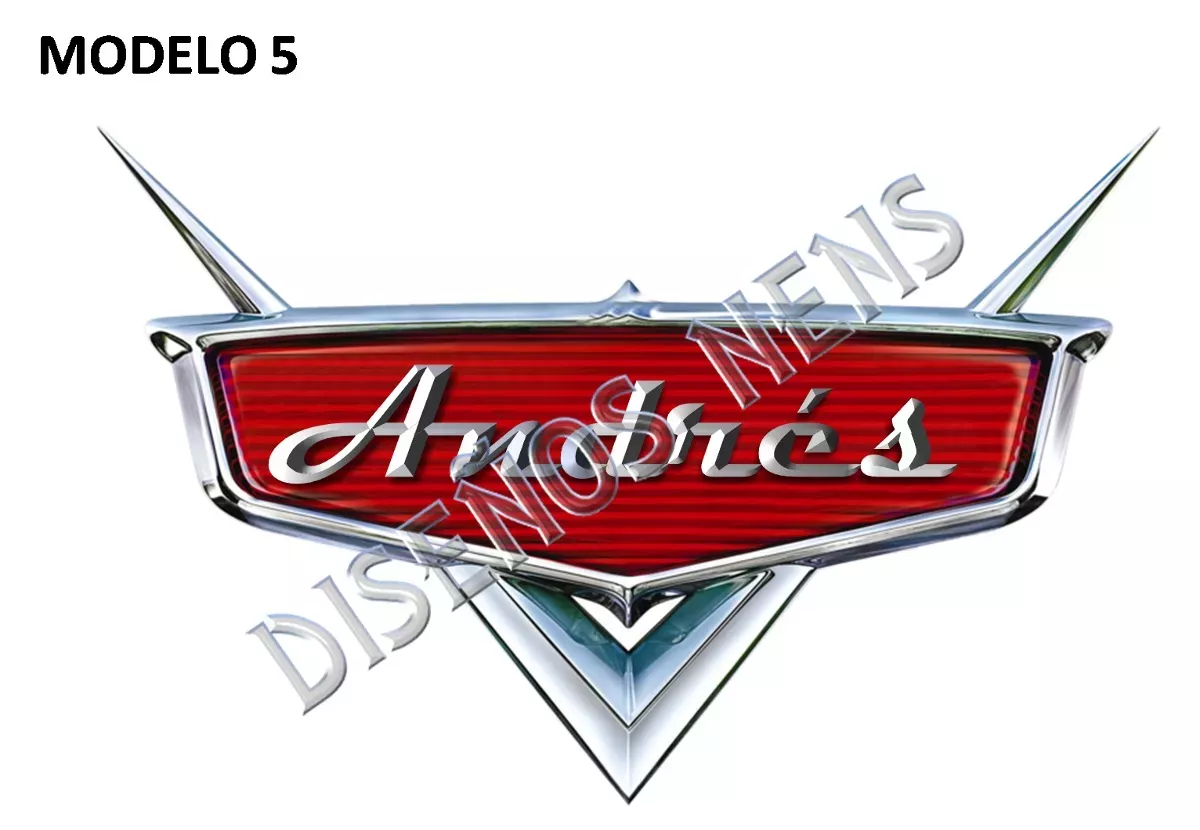 Cars Logo Personalizado Digital Imprimible Con Tu Nombre - $ 1.700 | Logo  de cars, Imprimible, Decoracion cumpleaños cars
