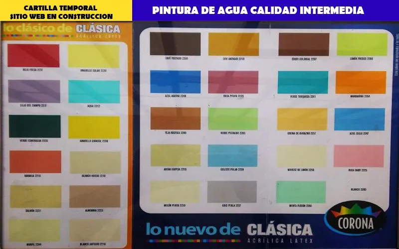 Carta de colores pintura popular - Imagui