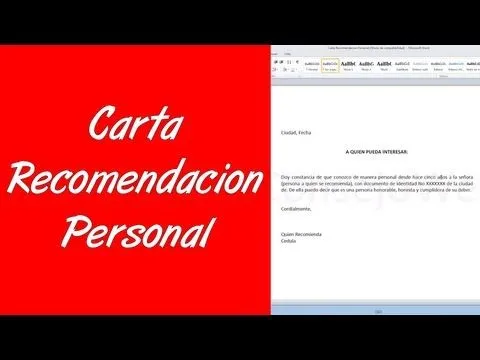 Cómo solicitar una Carta de recomendaci - Youtube Downloader mp3