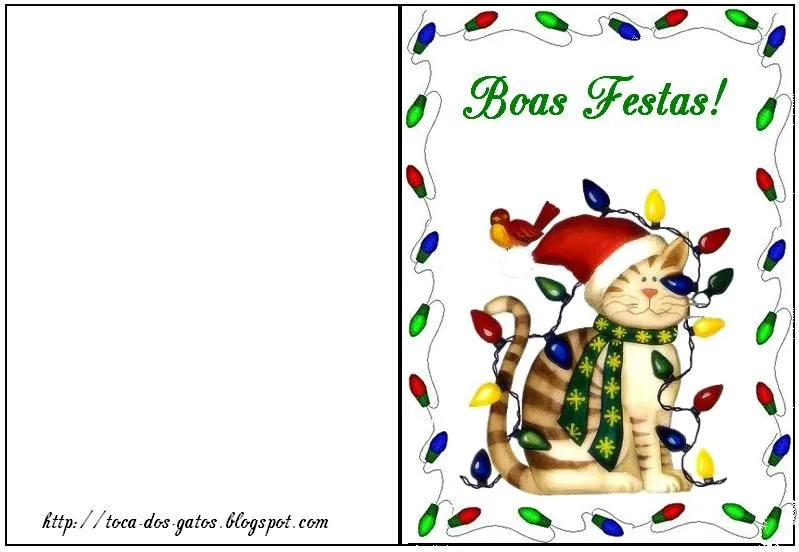 Cartão de Natal Modelos para Imprimir Cartão de Natal Modelos para Imprimir