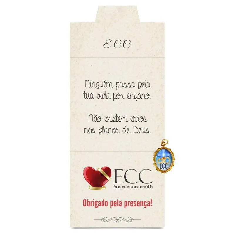 Cartão personalizado ECC + medalhinha | Elo7 Produtos Especiais