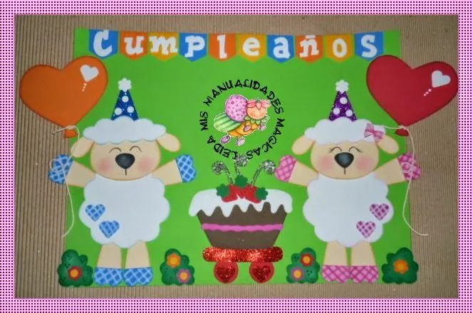 Letrero de cumpleaños para preescolar - Imagui