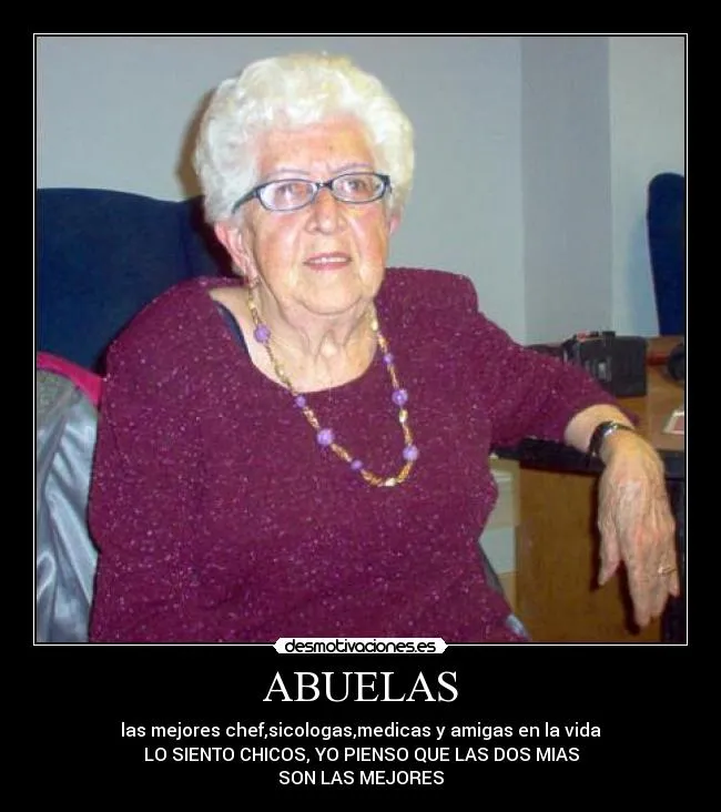 Carteles de Abuelas Pag. 25 | Desmotivaciones Carteles de Abuelas Pag. 25 | Desmotivaciones
