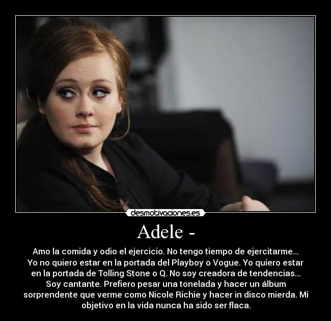 Carteles de Adele | Desmotivaciones