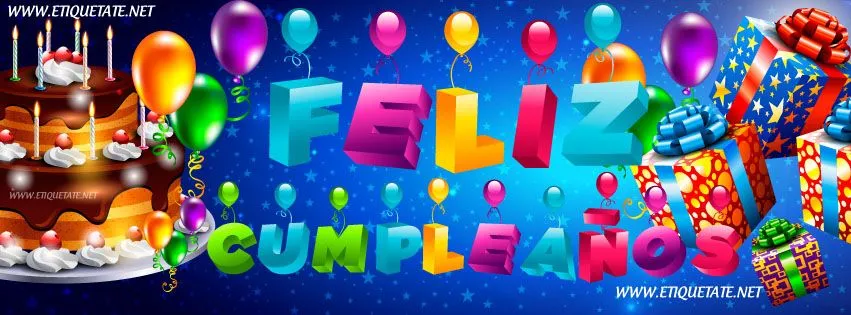 Carteles de feliz cumpleaños para compartir en FaceBook - Imagui