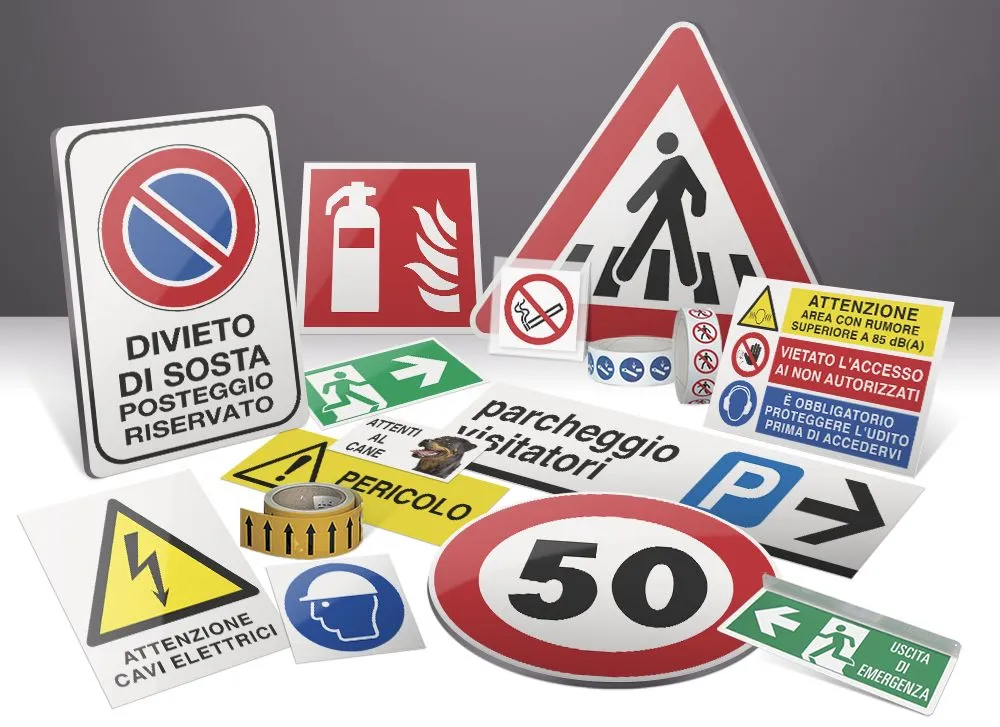 Cartelli Segnalatori | Produzione e vendita di segnaletica stradale,  segnaletica di sicurezza e segnaletica aziendale