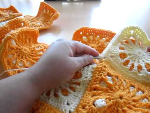 Cartera con cuadrados a crochet (granny square) - I - YouTube