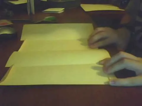 Como hacer una cartera de papel II - YouTube