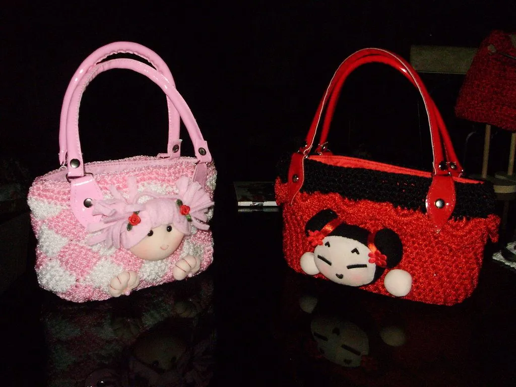 carteritas de niña tejidas a crochet o ganchillo (pág. 2 ... carteritas de niña tejidas a crochet o ganchillo (pág. 2 ...