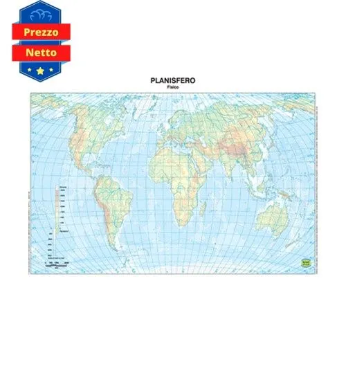 Cartine Geografiche 20 pz. A3 Mute Mondo