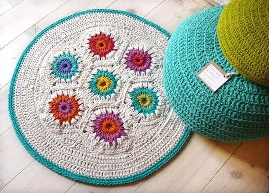 Cosas de Casa: Alfombras a Crochet
