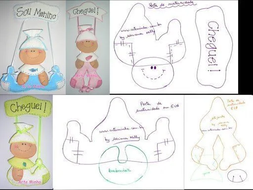 Molde de bebé para baby shower en foami - Imagui