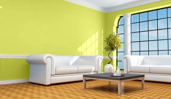 Casa y Color - Visualizador de colores - Salon en verdes