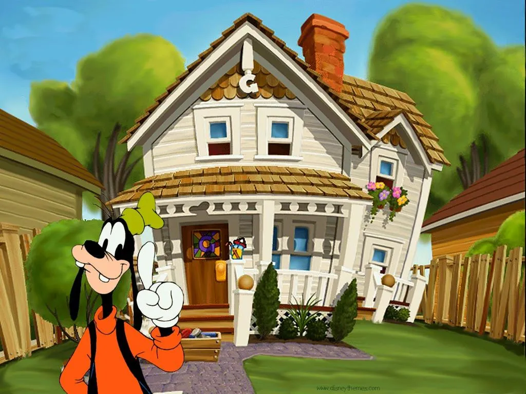 la casa de goofy ponte comodo en su sofa viendo tus dibujos ... la casa de goofy ponte comodo en su sofa viendo tus dibujos ...