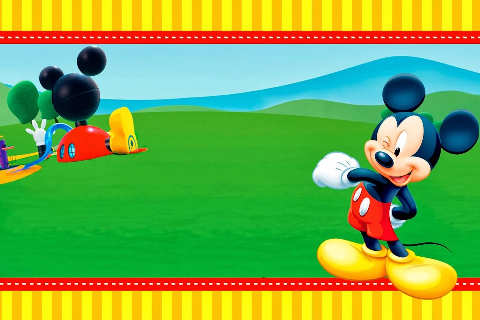 Casa de Mickey: Imprimibles e Invitaciones para Imprimir Gratis ...