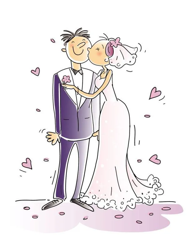 Dibujos animados casamientos - Imagui
