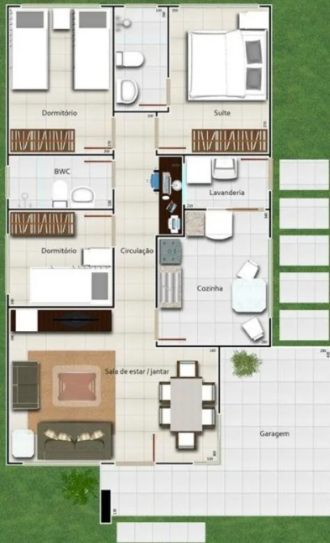 casas minimalistas de un piso » Planos de Casas Gratis