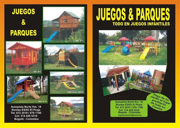 casas de muñecas - parques infantiles en Bogotá