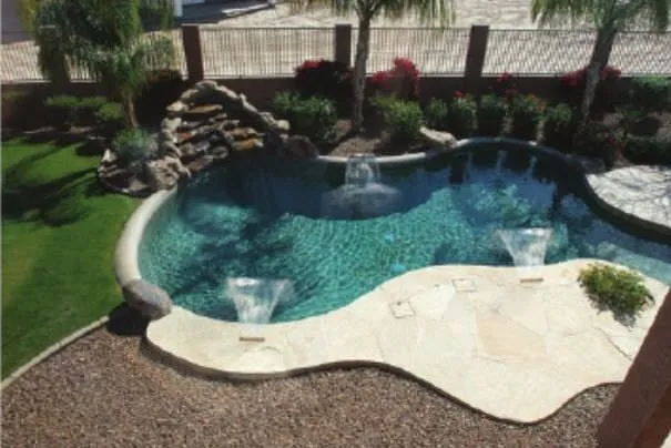 Cascada para piscina - WMG CRYSTALFALLS™ - Crystal Fountains