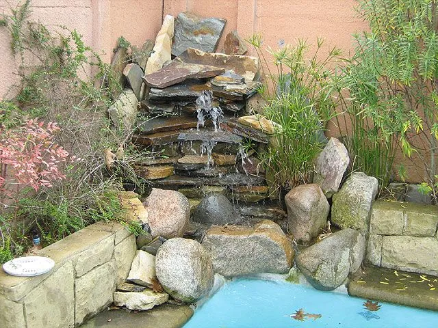 Cascadas de agua artificiales para jardin - Imagui