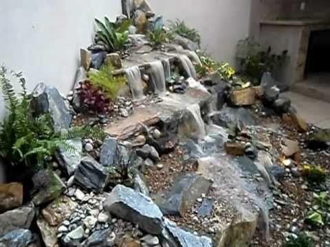 Cascadas de agua sin estanque - YouTube
