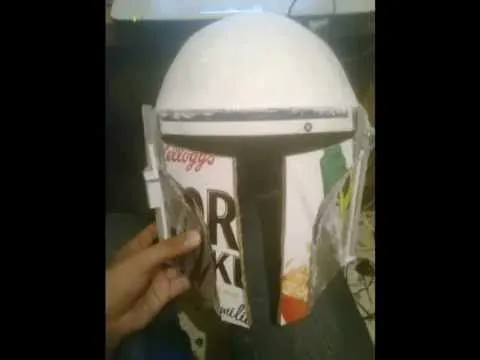 como hacer casco mandaloriano - YouTube
