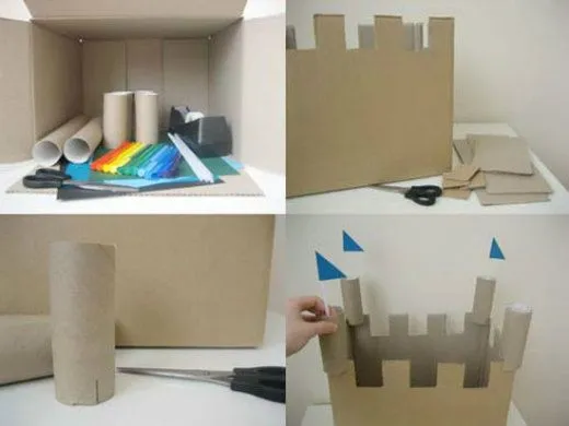 Cómo hacer un castillo de cartón | Edukame