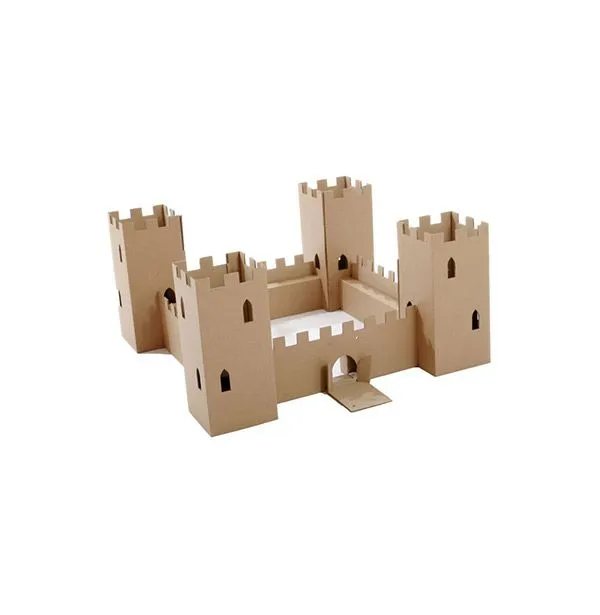 Como hacer castillo de cartón corrugado - Imagui