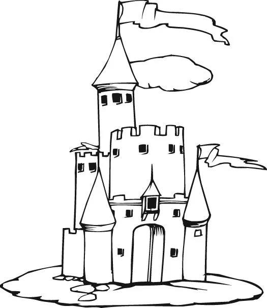 Dibujos de castillos y Princesas para colorear - Imagui
