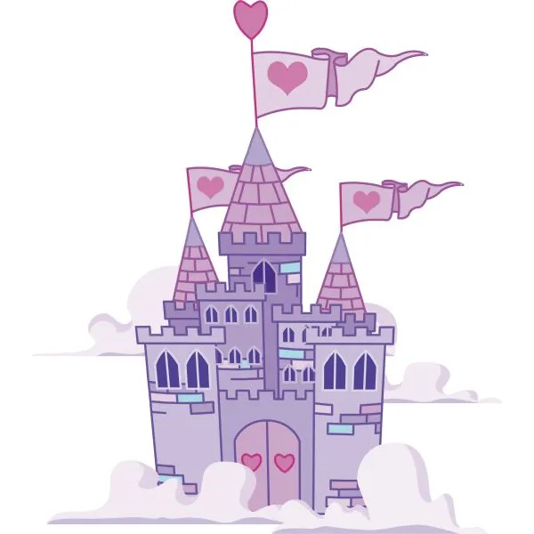 Castillo princesas dibujo | Project vinilo....! | Pinterest ...