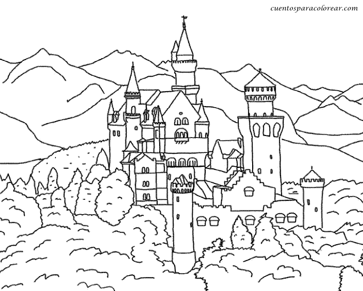 Castillo Disney para dibujar - Imagui