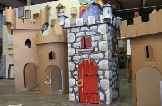 Castillos con Cajas de Cartón | Manualidades Infantiles
