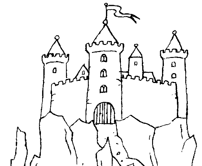 Castillos para colorear