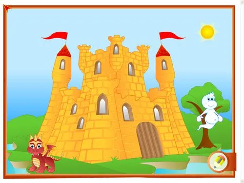Dibujos infantiles de castillos - Imagui