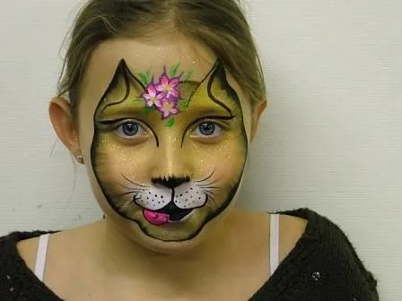 Cat face painting fantasy makeup - maquillaje fantasia gato ...